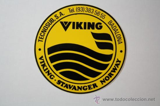 Pegatinas de colecci&oacute;n: Pegatina Viking, Stavanger Norway, Badalona - Ref. 222