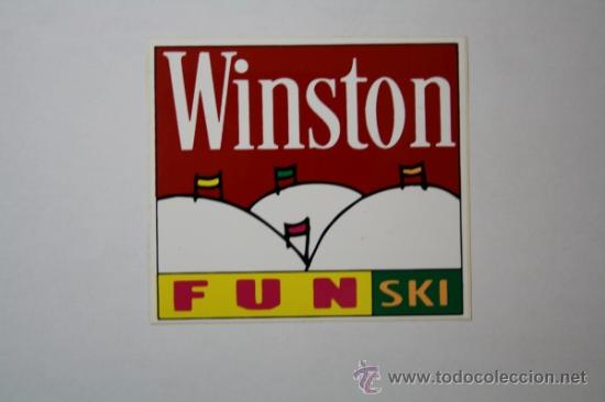 Pegatinas de colecci&oacute;n: Pegatina Winston Fun Ski - Ref. 239