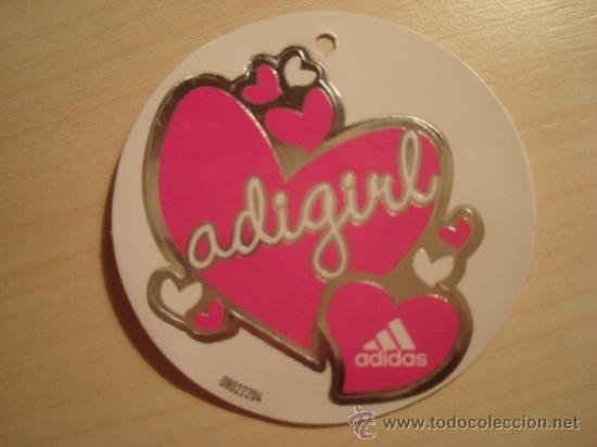 Pegatinas de colecci&oacute;n: pegatina etiqueta adidas.adigirl.rosa
