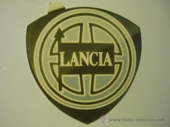 Pegatinas de colecci&oacute;n: PEGATINA ADHESIVO MARCA COCHES LANCIA