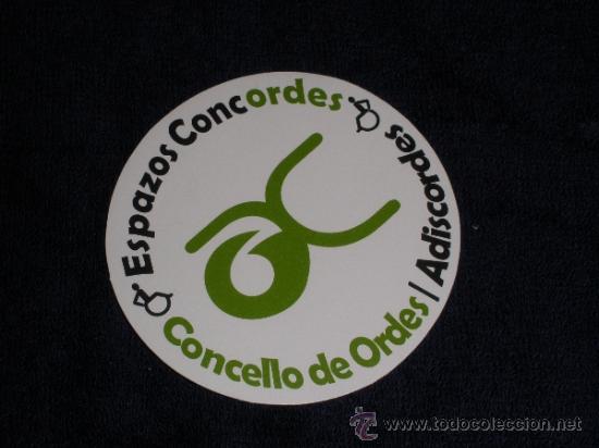 Pegatinas de colecci&oacute;n: PEGATINA - CONCELLO DE ORDES (A CORU&Ntilde;A) - Foto 1