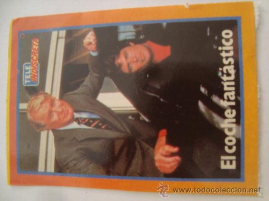 Pegatinas de colecci&oacute;n: tele indiscreta teleindiscreta antigua pegatina serie el coche fantastico michael knight