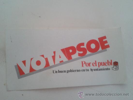 Autocolantes de cole&ccedil;&atilde;o: PEGATINA POLITICA