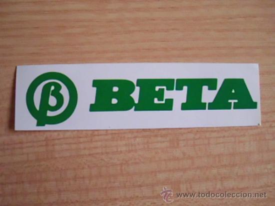 Pegatinas de colecci&oacute;n: Pegatina Beta. - Foto 1