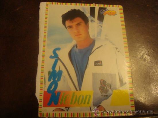 Pegatinas de colecci&oacute;n: antigua pegatina super pop simon le bon