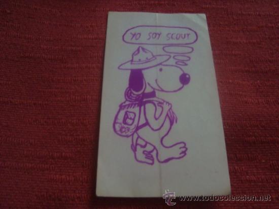 Pegatinas de colecci&oacute;n: antigua pegatina SCOUT - Foto 1