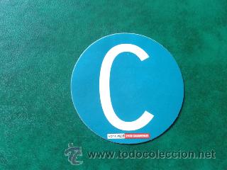 Pegatinas de colecci&oacute;n: Adhesivo pegatina 2007 Celestino Corbacho alcalde Hospitalet de Llobregat PSC PSOE socialistas