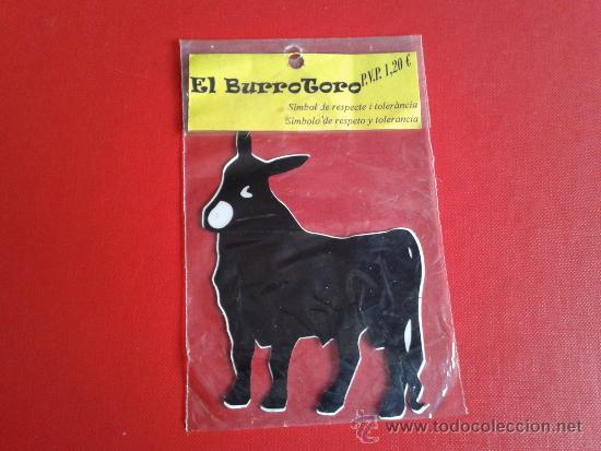 Adesivi di collezione: Adhesivo pegatina el burrotoro mezcla toro Osborne y burro catal&aacute;n ase catal&agrave;