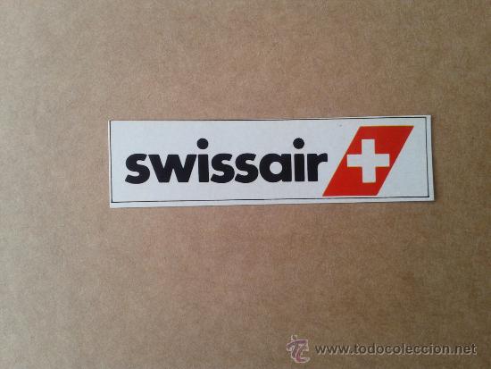 Pegatinas de colecci&oacute;n: Adhesivo pegatina cromo no s&eacute; bollycao bimbo panrico compa&ntilde;&iacute;a a&eacute;rea Swissair suiza
