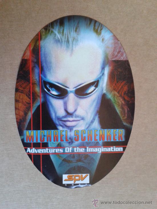 Pegatinas de colecci&oacute;n: Michael Schenker Adventures of the imagination sticker adhesivo pegatina