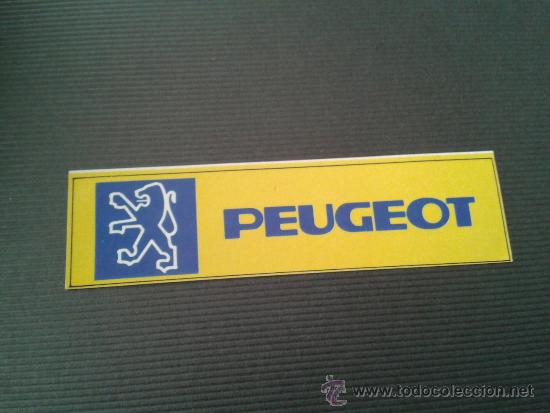 Pegatinas de colecci&oacute;n: Adhesivo peque&ntilde;o pegatina coches autom&oacute;viles franceses peugeot