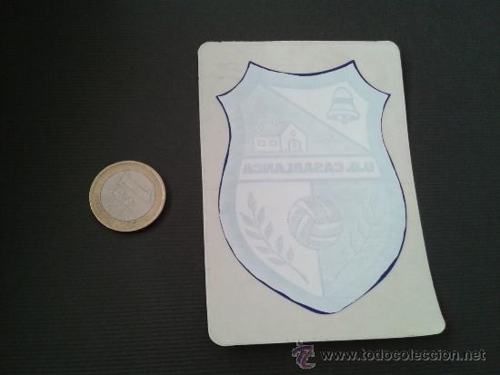 Pegatinas de colecci&oacute;n: Adhesivo pegatina Uni&oacute;n Deportiva Casablanca club de f&uacute;tbol