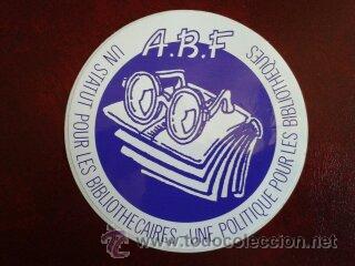 Pegatinas de colecci&oacute;n: Adhesivo pegatina asociaci&oacute;n de bibliotecarios franceses