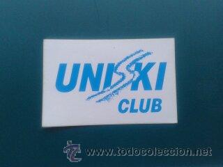 Pegatinas de colecci&oacute;n: adhesivo pegatina esqu&iacute; uniski club nieve