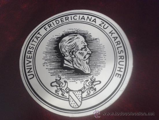 Pegatinas de colecci&oacute;n: Adhesivo pegatina universidad Karlsruhe