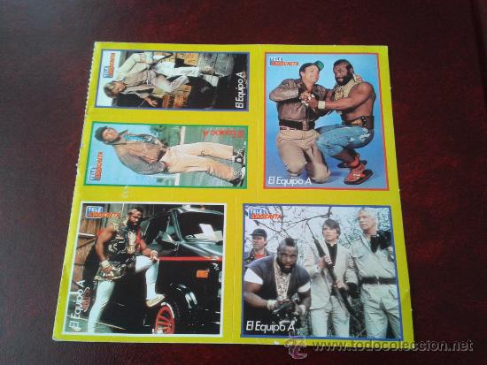 Collection stickers: Adhesivos pegatina Equipo A serie televisi&oacute;n A Team Mister Mr T