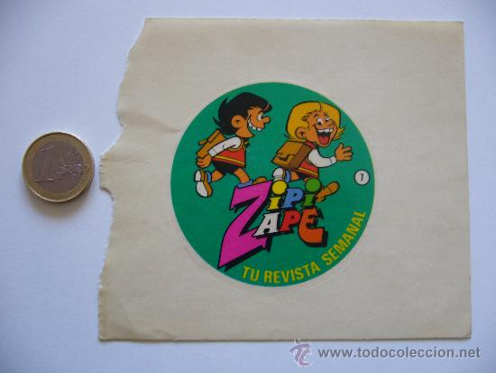Adesivi di collezione: adhesivo pegatina Zipi y Zape tu publicaci&oacute;n mensual 7 a&ntilde;os 80