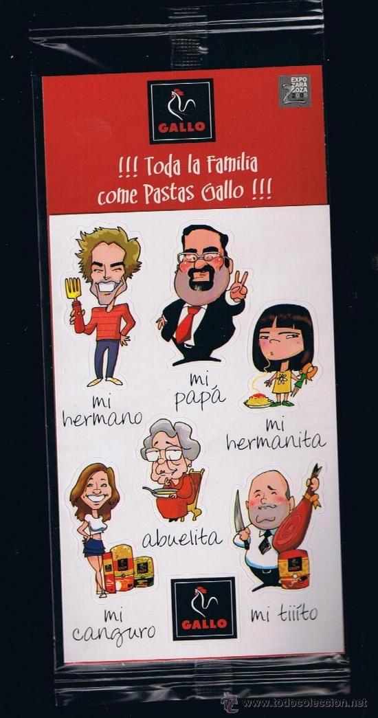 Pegatinas de colecci&oacute;n: Pegatinas troqueladas GALLO. Nuevas, precintadas