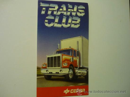 Autocolantes de cole&ccedil;&atilde;o: PEGATINA ADHESIVO CEPSA TRANS CLUB