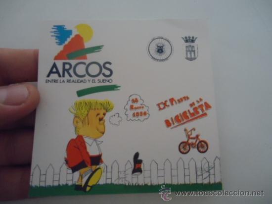 Pegatinas de colecci&oacute;n: rp - antiguo cromo  pegatina ochentera - arocs fiesta de la bicicleta