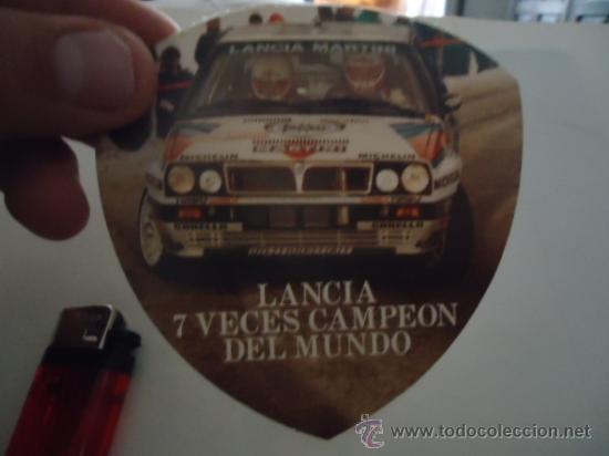 Pegatinas de colecci&oacute;n: rp - antigua pegatina - de los a&ntilde;os 80s - lancia 7 veces campeon del mundo