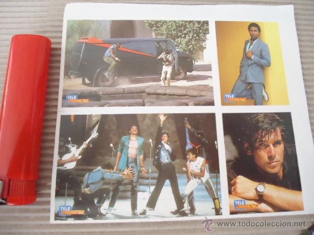 Pegatinas de colecci&oacute;n: - antiguos cromos tele indiscreta equipo a michael jackson , etc ref: sobre13