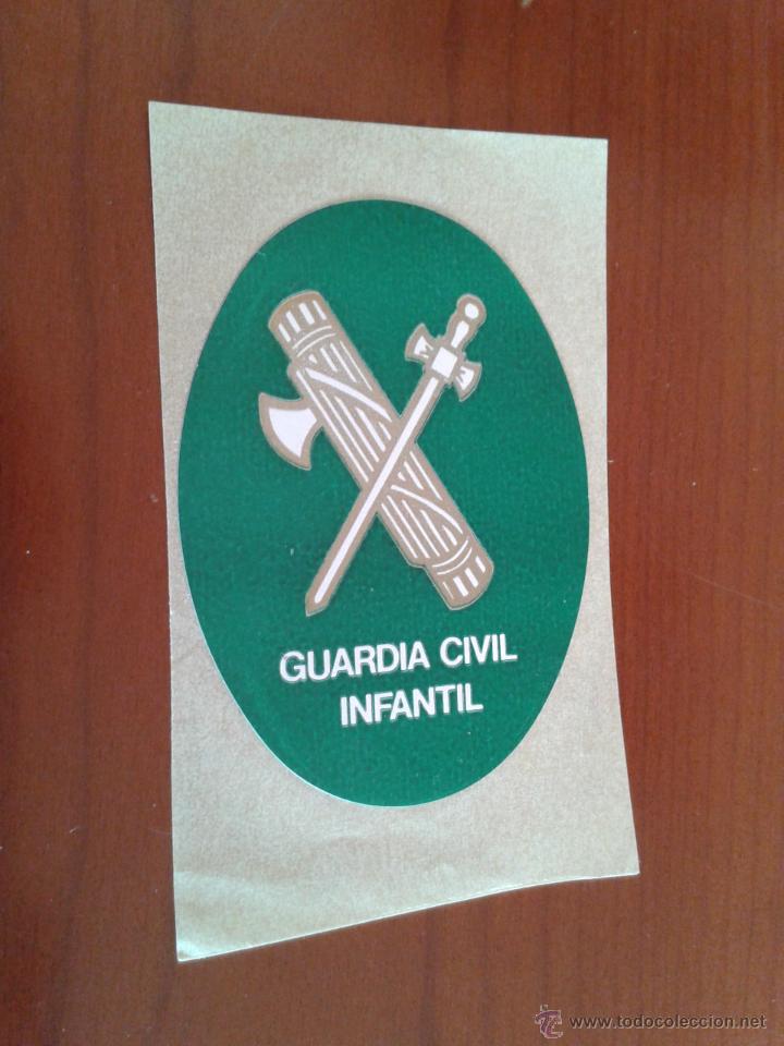Collection stickers: adhesivo peque&ntilde;o pegatina guardia civil infantil ministerio del interior polic&iacute;a espa&ntilde;a