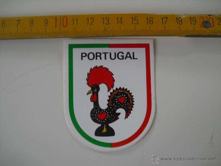 Collection stickers: Portugal gallo PEGATINA SIN PEGAR ADHESIVO. Calca.
