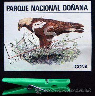 Pegatinas de colecci&oacute;n: PEGATINA DEL PARQUE NACIONAL DE DO&Ntilde;ANA - ICONA - ANDALUC&Iacute;A ESPA&Ntilde;A NATURALEZA - AVE RAPAZ BIOLOG&Iacute;A