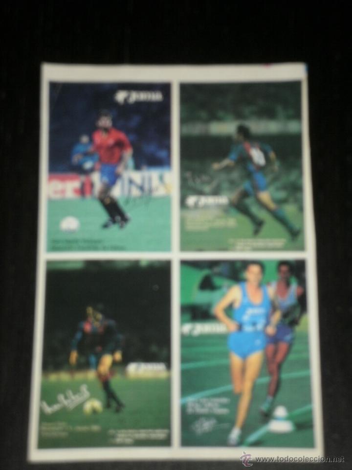 Pegatinas de colecci&oacute;n: PEGATINA FUTBOL BAR&Ccedil;A SELECCION ESPA&Ntilde;OLA TXIKI - MIGUEL SOLER - RAFA MARTIN - LOTE 4 ADHESIVOS