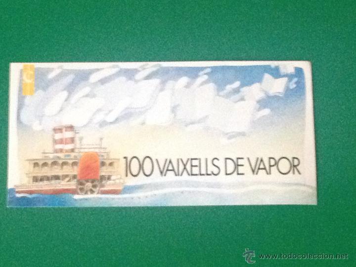 Pegatinas de colecci&oacute;n: PEGATINA 100 VAIXELLS DE VAPOR - ADHESIVO - EDITORIAL - BARCO VAPOR