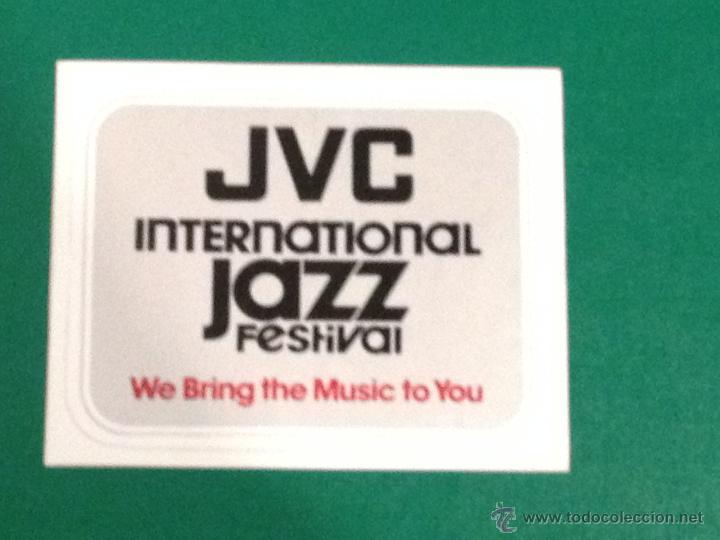 Sammlung von Aufklebern: PEGATINA JVC INTERNATIONAL JAZZ FESTIVAL - ADHESIVO