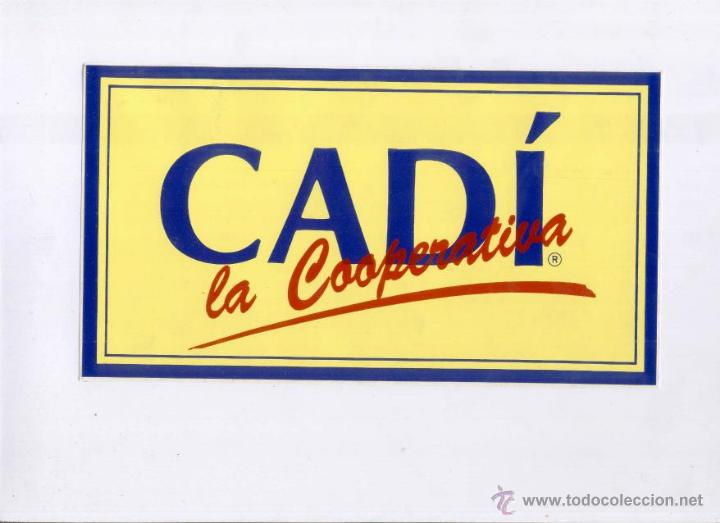 Pegatinas de colecci&oacute;n: GRAN PEGATINA DE ALIMENTOS. CAD&Iacute;. SIERRA CADI. QUESOS Y PRODUCTOS L&Aacute;CTEOS LLEIDA