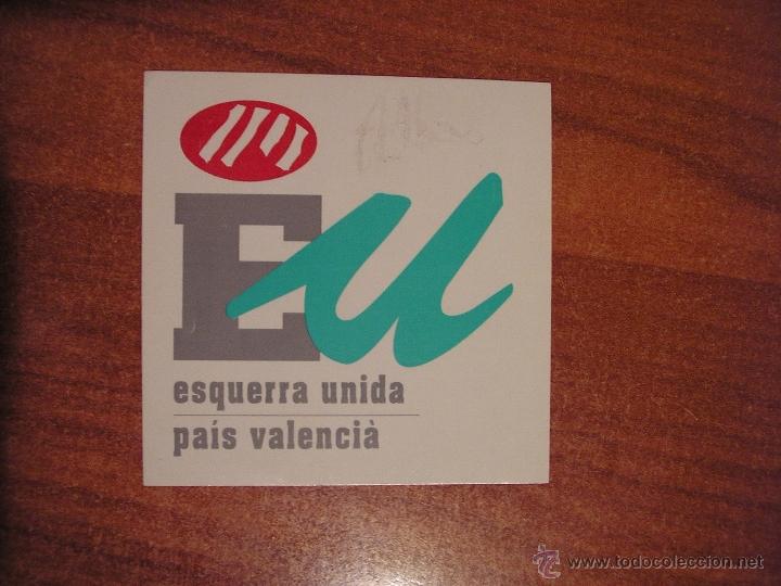 Autocollants de collection: pegatina-adhesivo esquerra unida-eupv