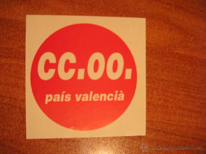 Autocollants de collection: pegatina-adhesivo comisiones obreras pais valenci&agrave;