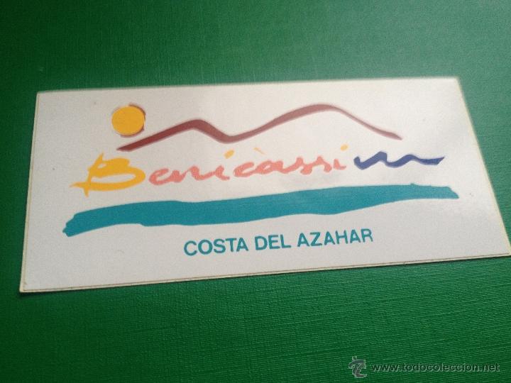 Collection stickers: PEGATINA BENICASSIN - COSTA DEL AZAHAR- ADHESIVO
