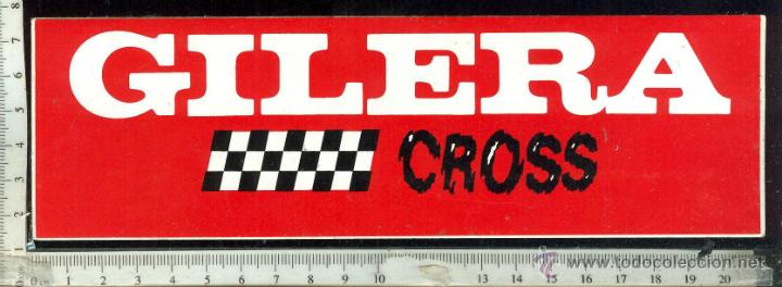 Collection stickers: PEGATINA DE GILERA CROSS