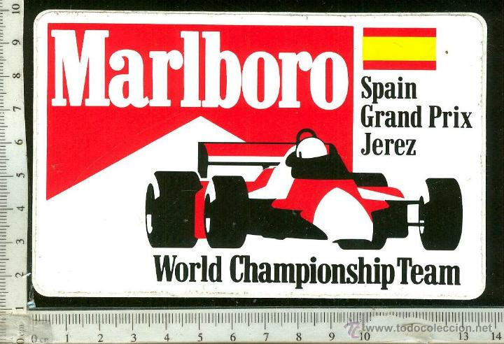 Collection stickers: PEGATINA DE MALBORO GRAN PRIX DE JEREZ