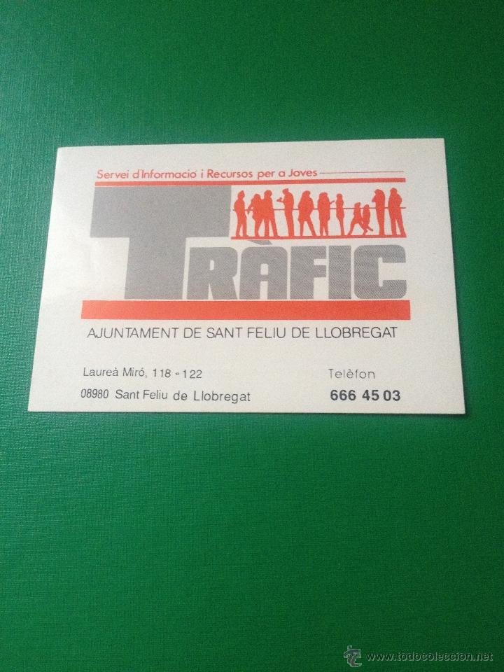 Autocollants de collection: PEGATINA TRAFIC AJUNTAMENT DE SANT FELIU DE LLOBREGAT - ADHESIVO