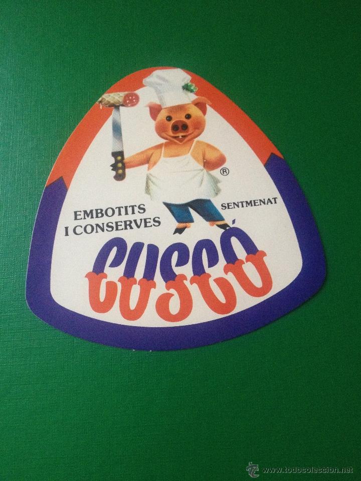 Autocollants de collection: PEGATINA EMBOTITS CUSCO - SENTMENAT - EMBUTIDOS - COMIDA - ADHESIVO