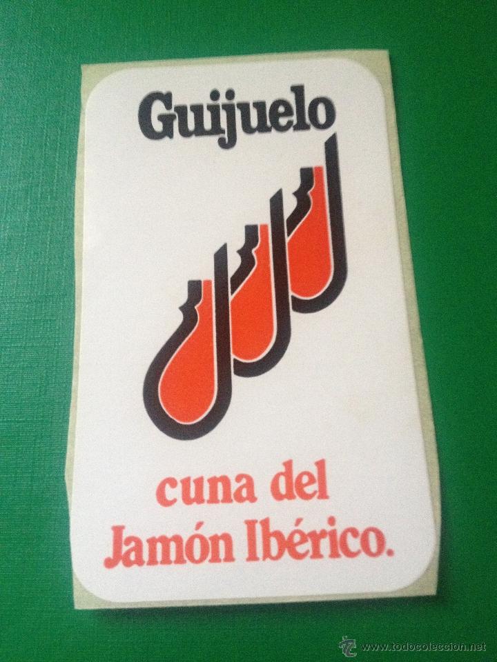 Autocolantes de cole&ccedil;&atilde;o: PEGATINA - JAMON IBERICO - GUIJUELO - COMIDA - ADHESIVO