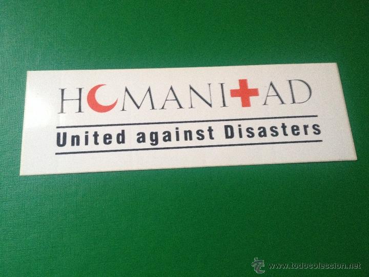 Collection stickers: PEGATINA - HUMANIDAD - FUNDACION - SOLIDARIDAD - ADHESIVO