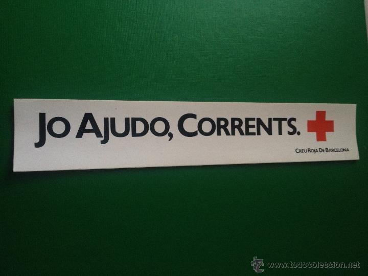 Collection stickers: PEGATINA - CRUZ ROJA DE BARCELONA - MEDICO - FUNDACION - SOLIDARIDAD - ADHESIVO