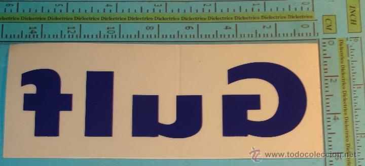 Autocolantes de cole&ccedil;&atilde;o: PEGATINA DE COCHES MOTOS. RECAMBIOS DE COCHE MOTO. LUBRICANTES ACEITES GULF