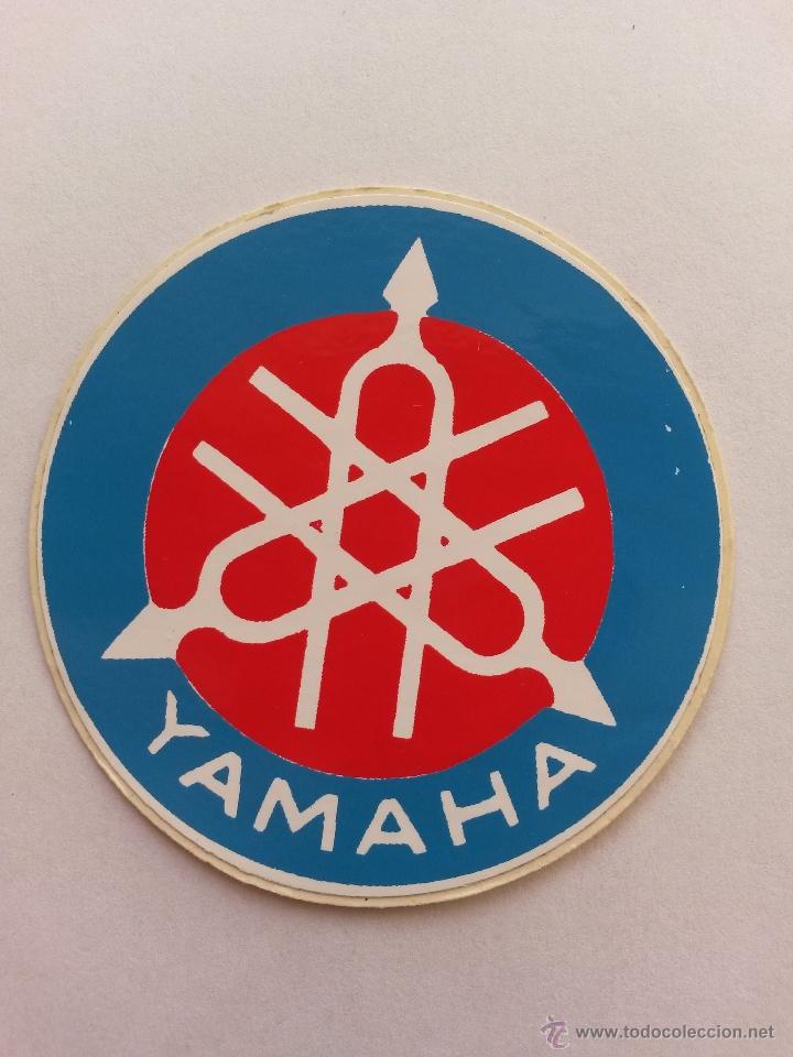 Pegatinas de colecci&oacute;n: Pegatina con a&ntilde;os yamaha