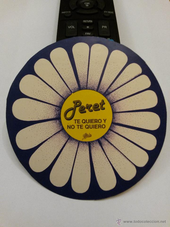 Pegatinas de colecci&oacute;n: Pegatina con a&ntilde;os de musica, peret y sus gitanos, te quiero y no te quiero de 10,5 cms.