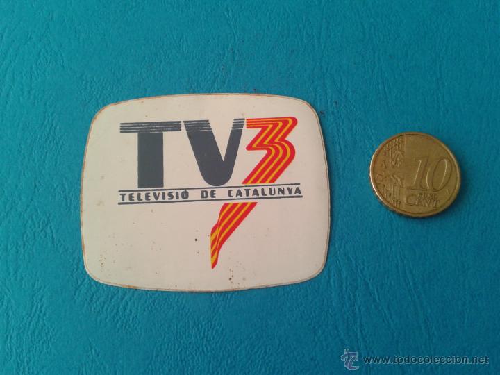 Collection stickers: adhesivo pegatina TV3 televisi&oacute;n auton&oacute;mica Catalu&ntilde;a Generalitat de Catalunya