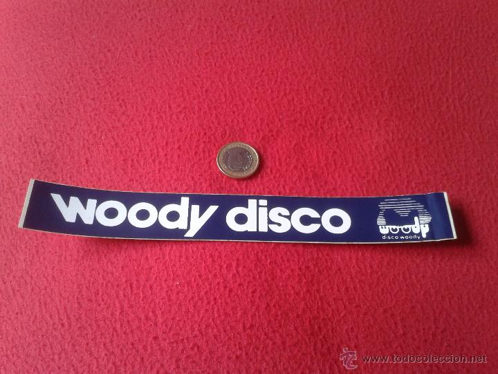 Sammlung von Aufklebern: PEGATINA ADHESIVO WOODY DISCO