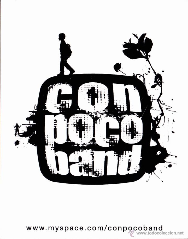 PEGATINA DE CON POCO BAND .