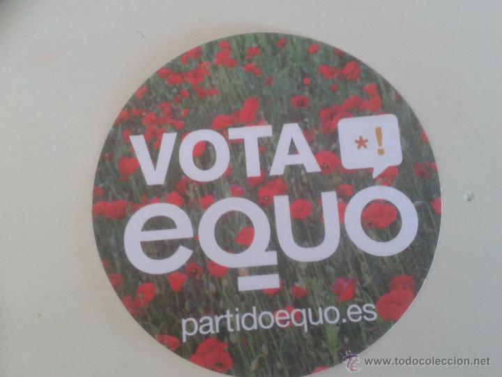 Adesivi di collezione: PEGATINA POLITICA 2014 - VOTA EQUO